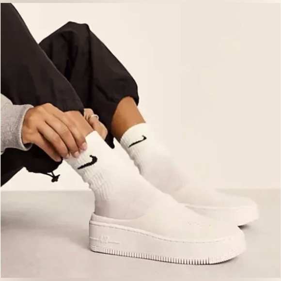 Nike AF1 Lover XX Sneaker Mule Slip on Shoes White Hands Free - Picture 2 of 9